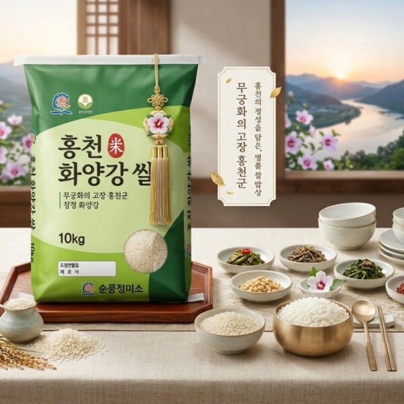 삼생마을,삼생마을 밥 맛 좋은 홍천화양강쌀 10kg(2026햅쌀)